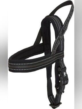 NEW Tags Hurtta Black Padded No-Pull 18 Inch Harness